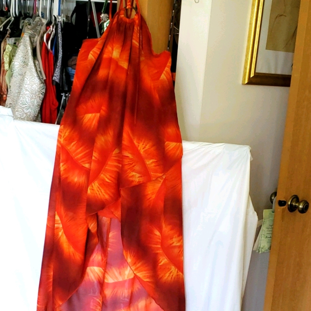 String Tie around Neck, Strapless Sundress